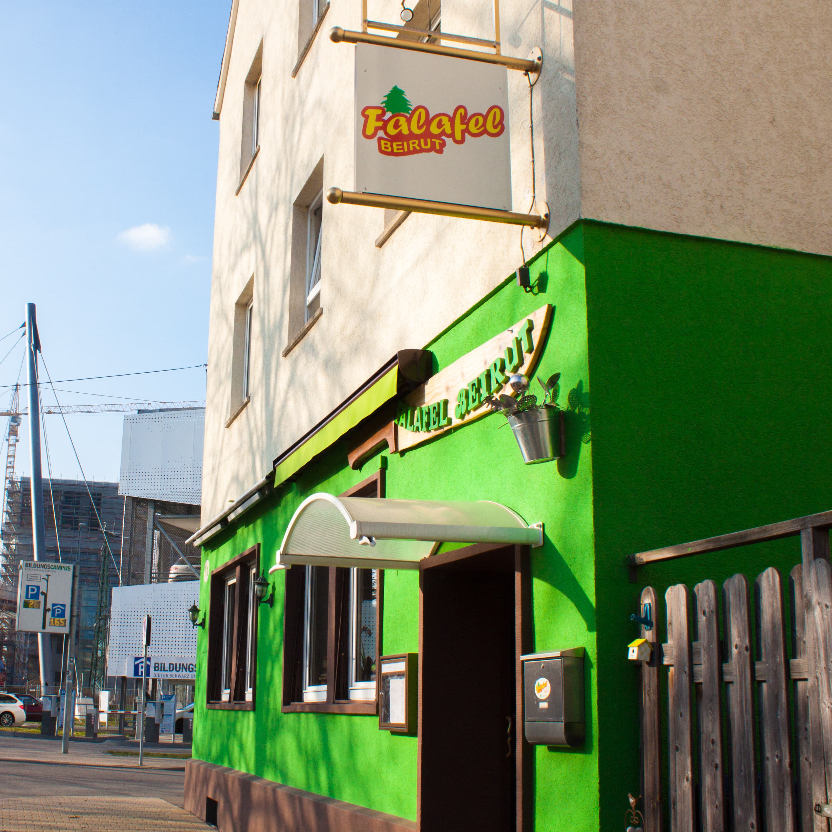 Außenansicht Falafel Beirut Heilbronn